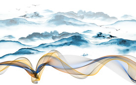 新中式电视背景墙