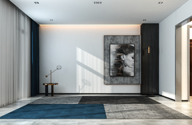 现代极简背景墙