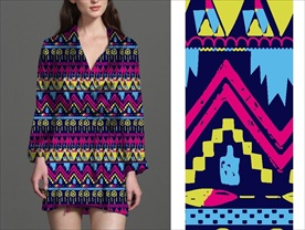 几何复古民族风