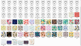 植物叶花纹图案50款