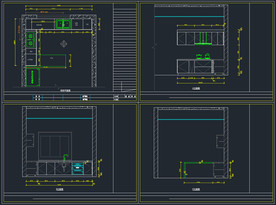 一套自建房厨房施工图