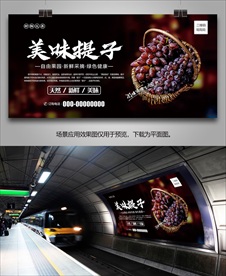 提子单页展板展架挂画海报易拉宝