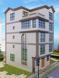 别墅外墙效果图