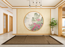 日式卧室背景墙