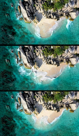 4k航拍浪花拍打海滩视频素材