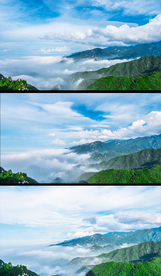 4K群山云雾汹涌视频素材