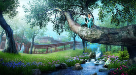 影视古城规划 效果图