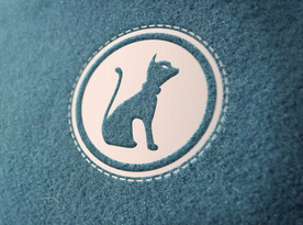 品牌logo样机毛绒布