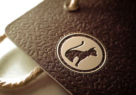 品牌logo皮质样机