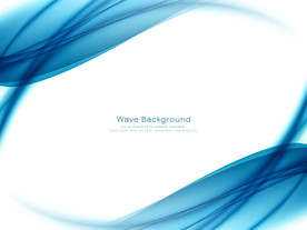蓝色抽象波纹背景