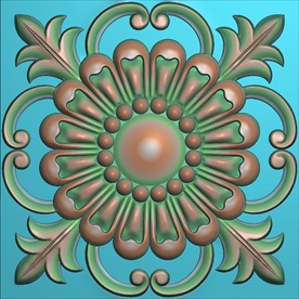 精雕图 洋花 欧式花