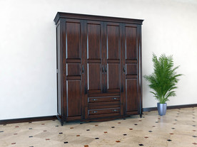 美式田园风格衣柜欧式古典衣柜