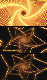 大气黄金粒子变化视频背景