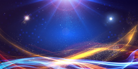 大气光效年会背景