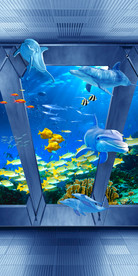 3D海底世界3D海豚玄关