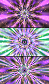 魔幻万花筒动感光圈背景视频