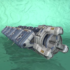 飞船模型 宇宙飞船 c4d模型