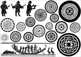 隋唐 几何纹 动物纹 花卉纹