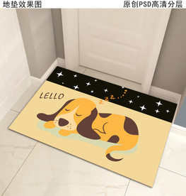卡通地垫