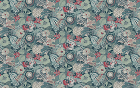 欧式风情雨林树叶