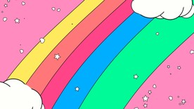 创意卡通喜庆童趣背景视频