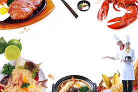 食物美食背景