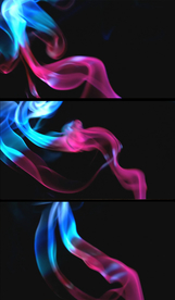 红蓝烟雾背景视频