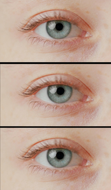 4K女孩的眼睛特写视频素材眼睛