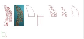 灵芝地屏 灵芝精雕图 地屏精雕