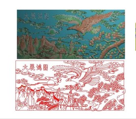 大展宏图长城精雕图