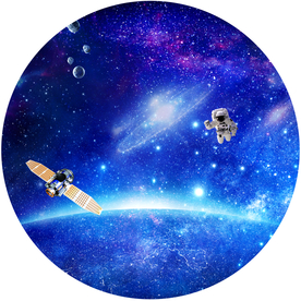 星空圆形星空