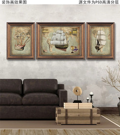 欧式复古装饰画