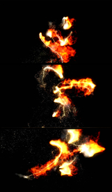 火焰舞动VJ视频素材