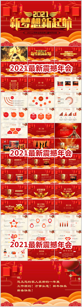 2021跨年晚会公司年会PPT