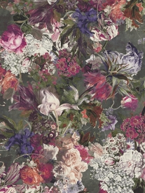 欧式风情花朵背景墙