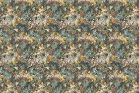 欧式风情花朵花墙背景墙