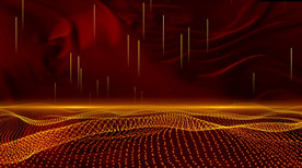 金色绚丽粒子效果