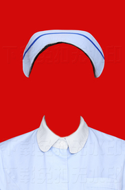 护士制服照证件照