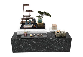 中式装饰茶几3d模型