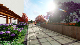 屋顶花园设计案例效果图