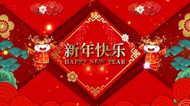牛年喜庆春节视频素材