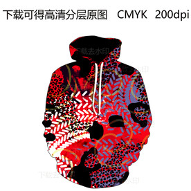 潮流男装 定位印花