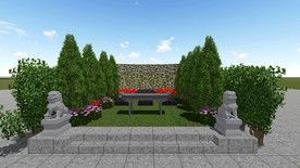 墓地坟墓设计案例效果图