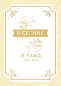 香槟色婚礼迎宾牌