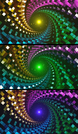 彩色闪光隧道视频素材