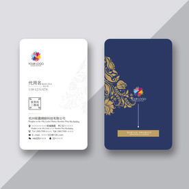 花纹名片 时尚名片