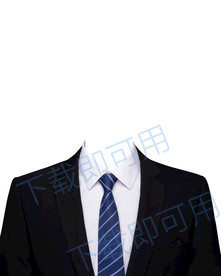 证件照西装模板