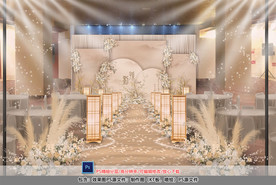 香槟色中式仪式区