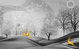 大气唯美中式山水 TIF分层