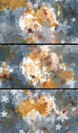 水彩花朵抽象动态背景视频